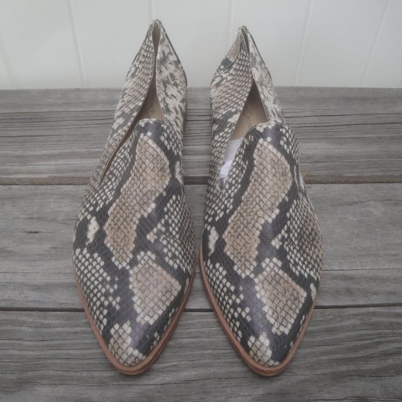 Nordstroms Treasure and Bond "Kena" Faux Snakeskin Loafer Size 11M - Picture 1 of 7